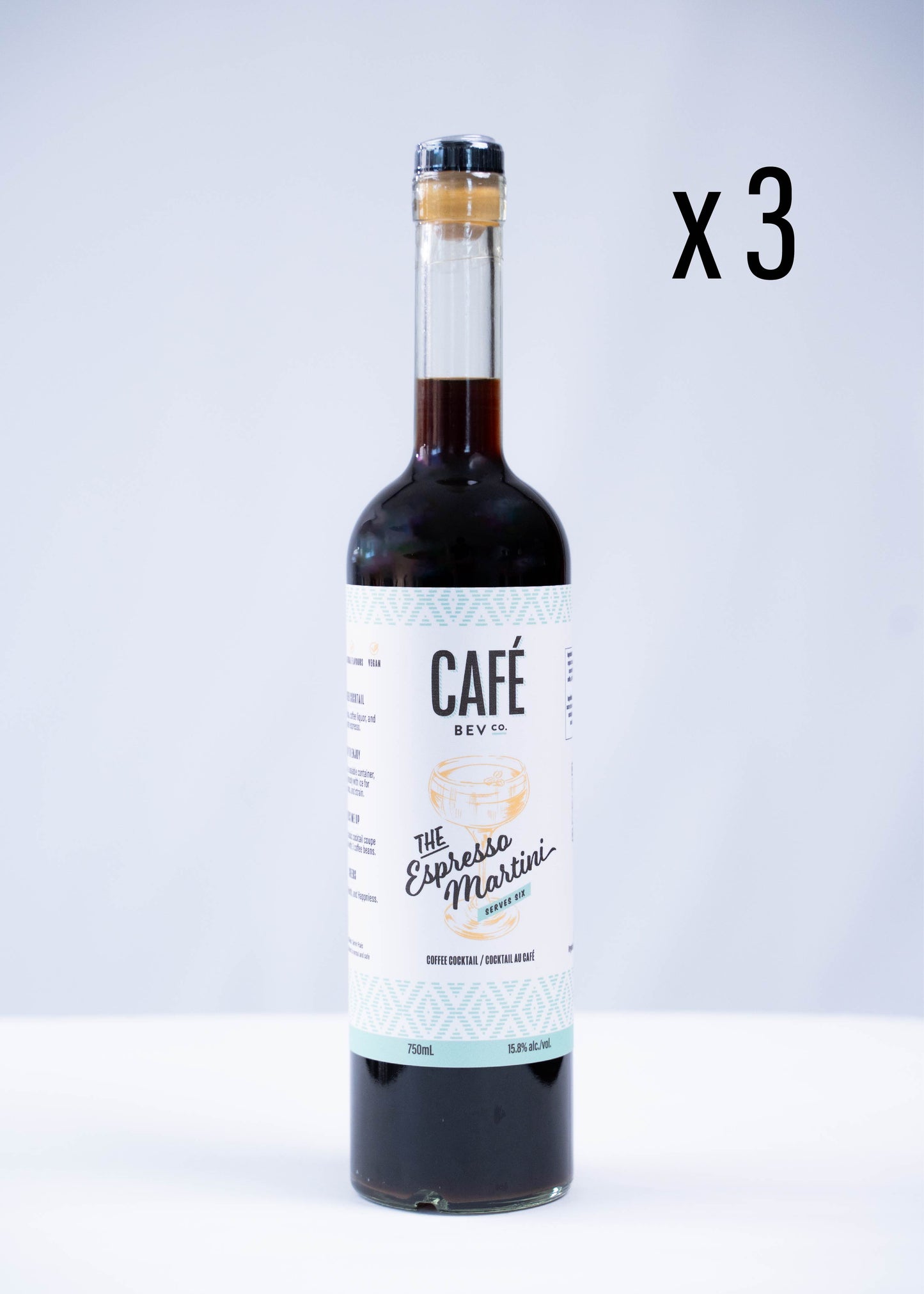 The Espresso Martini - 3 x 750mL